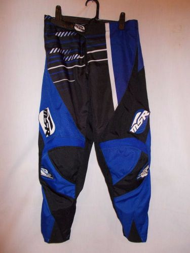 Msr axxis - motocross blue pants - size 28 - vgc