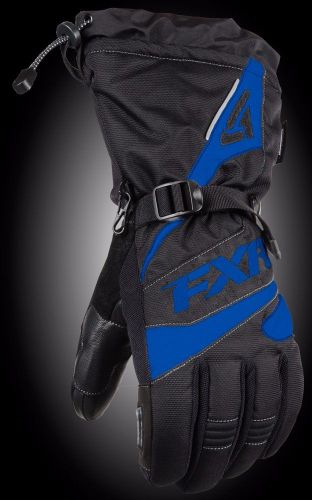 Fxr racing fuel glove blk/blue size medium snowmobile gloves 15606.40110