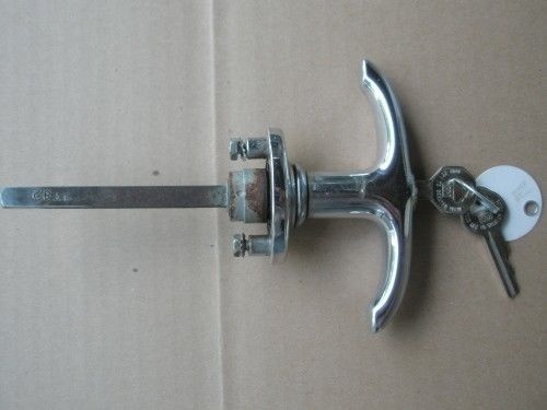 1957 chevrolet station wagon tailgate handle &amp; keys 55 56 57 chevy