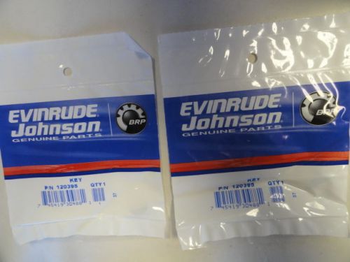 Evinrude johnson key 120395 (quantity 2) marine boat