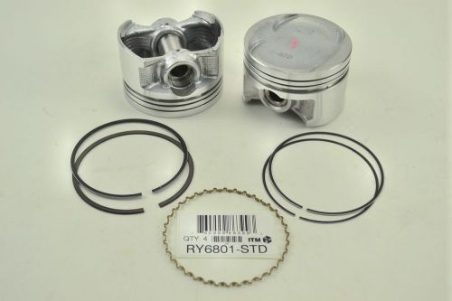 Engine piston kit itm ry6801-std fits 96-00 honda civic 1.6l-l4