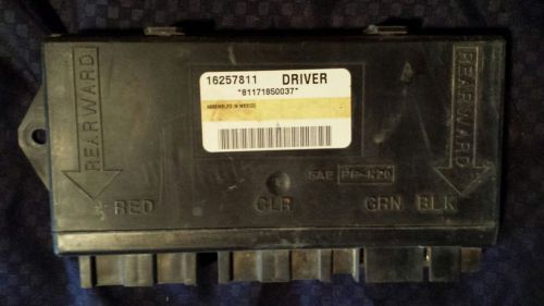 1997-2004 corvette c5 lh door control module assembly 16257811