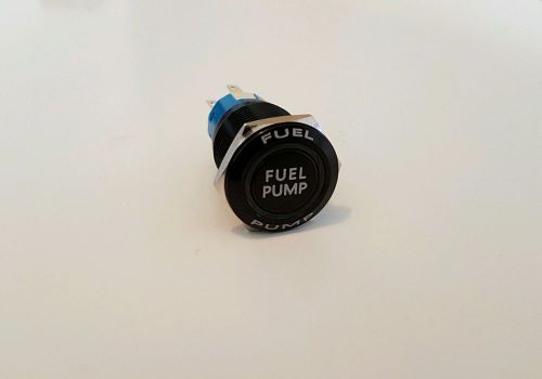 Electric fuel pump switch button black billet led holley magnafuel aeromotive
