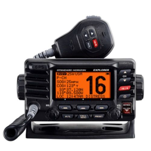 Standard horizon explorer gx1700b gps fixed mount vhf - black