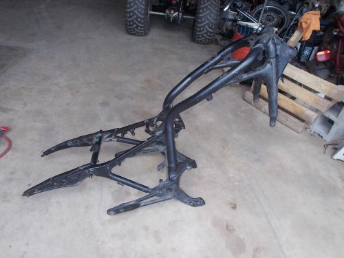 04-09 triumph rocket iii oem frame chassis nice clean straight js