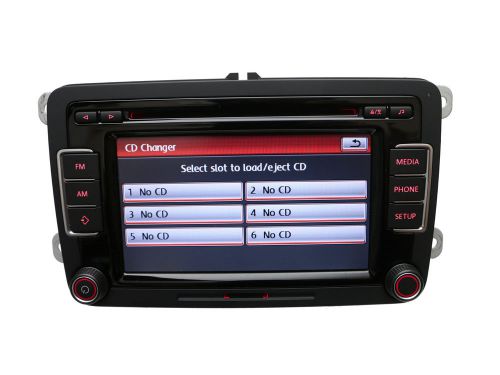 Genuine eu version rcd510 standard radio 6 disc cd player bluetooth rds by bosch