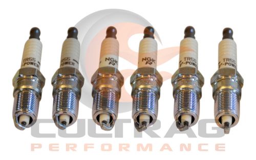Ngk 3951 tr55 v-power premium copper spark plugs set of 6