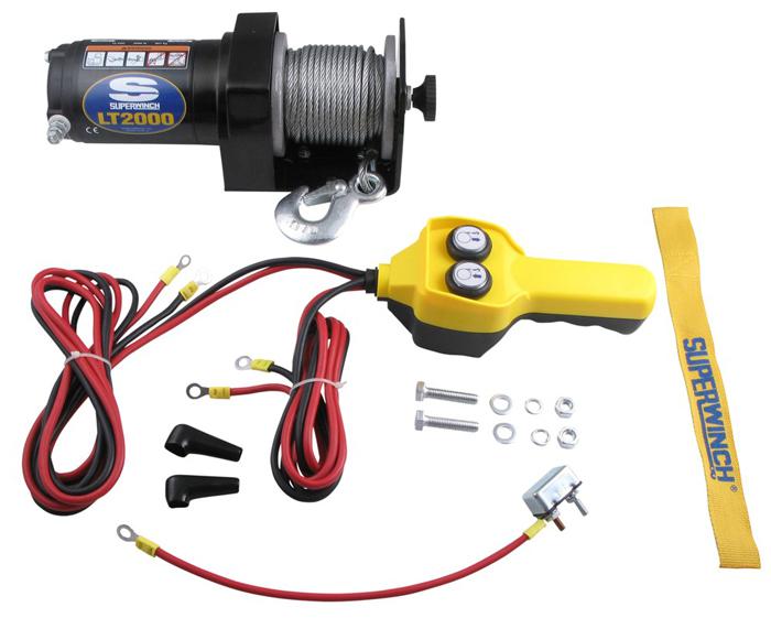 Winch/ electric 12v 2000lb/namebrand/truck/car/trailer/jeep/remote/heavy design