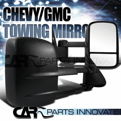 Chevy gmc 99-07 silverado sierra telescoping towing side mirrors manual