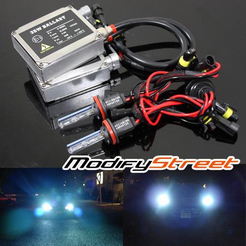 H11 8000k blueish white xenon ac ballast hid low beam headlights kit