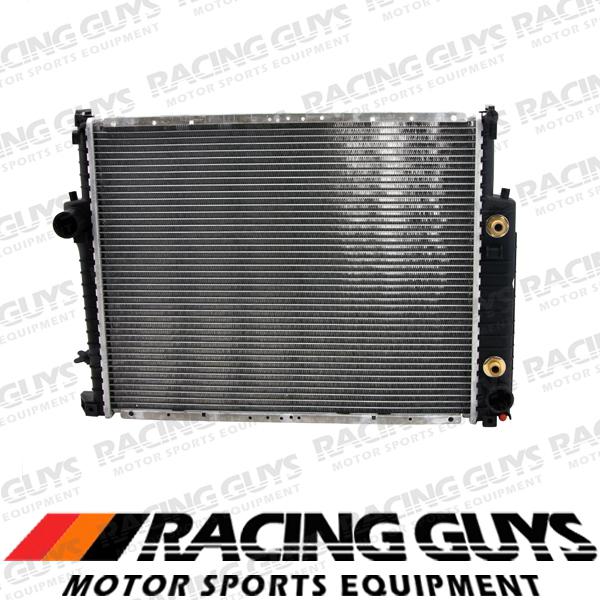 1988-1991 bmw 325 series 2.5l/2.7l 2 row cooling radiator replacement assembly