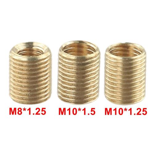 3pc gear shift knob thread adapter-nut insert kit m10x1.25&amp;m10x1.5&amp;m8x1.25