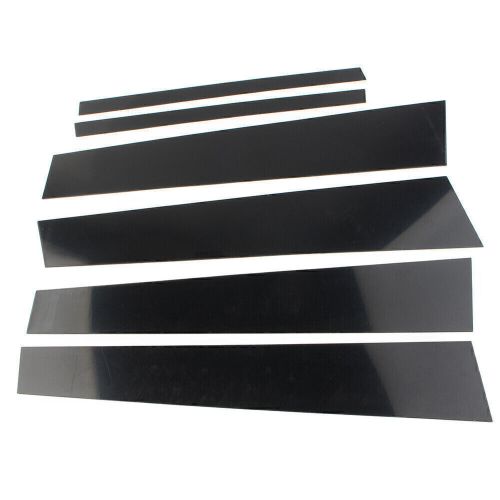 6x b+c columns paint protection black column posts films set for honda accord 13-17-