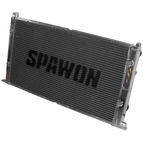 Spawon aluminum radiator for volkswagen golf jetta 2.8l 1994-1998 v6 2 rows mt