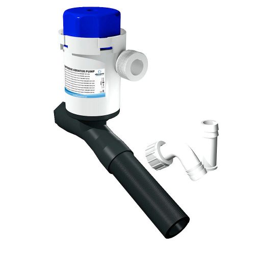 Albin group cartridge aerator pump - 750 gph - 12v - angled