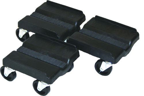 Supercaddy dolly 3-piece set (black) - super sport