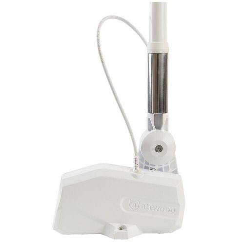 Attwood powerbase antenna - white powered fold-down antenna base