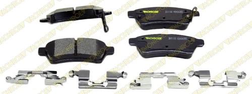 Monroe dx1100 brake pad or shoe, rear-monroe dynamics brake pad