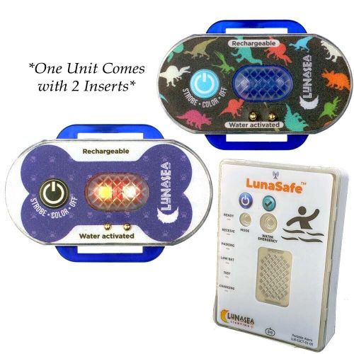 Lunasea child/pet safety water activated strobe light w  rf llb-63bb-f0-k2