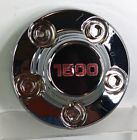 Wheel center cap for gmc 1500 chrome 6.5&#034; black &amp; red logo kt-269