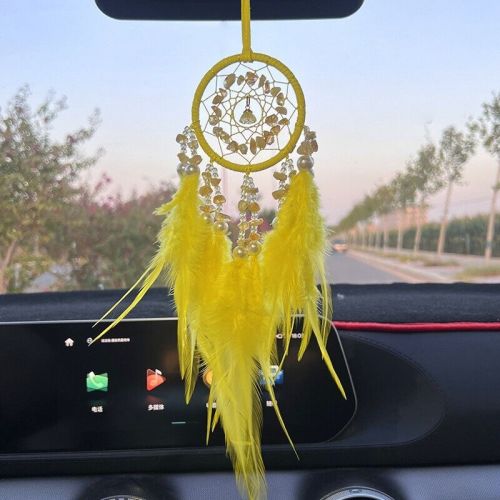 Car accessories decorations feather wind chimes one random shipment