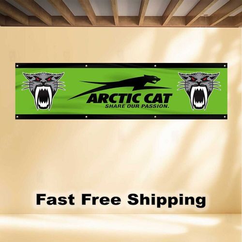 Arctic cat 2&#039;x8&#039; banner flag