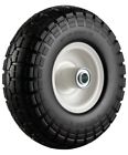 Varies 10 in. no flat tire replacement wheel, black, knobby tread, 5/8 in.