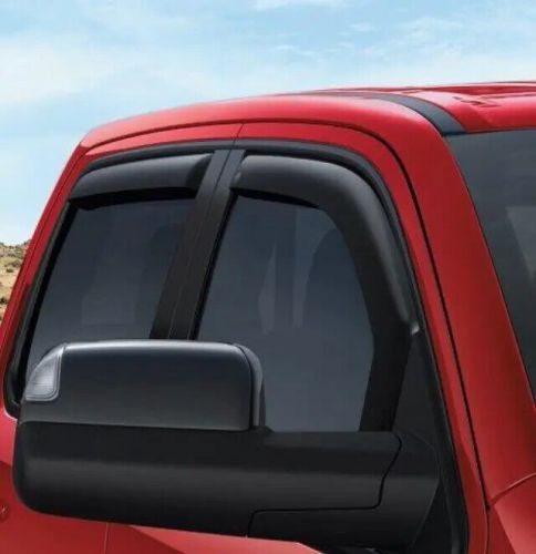 Genuine mopar side window air deflectors - crew cab 82215478