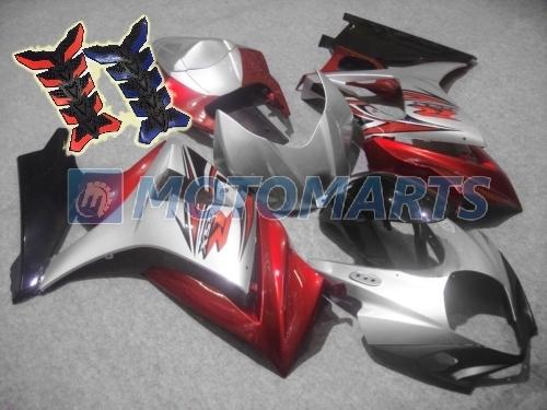 Free tank pad! injection fairing body kit for suzuki gsx r 1000 k7 2007 2008 av