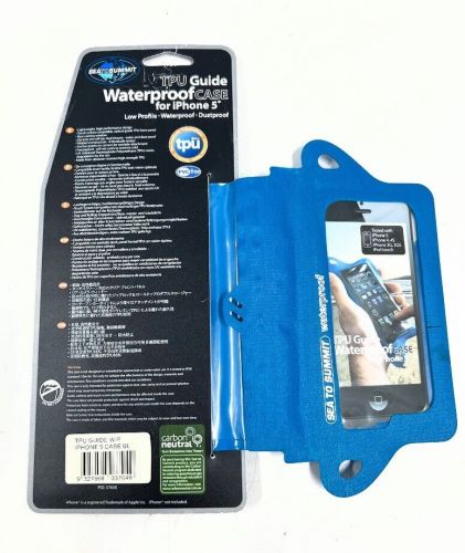 Sea to summit 9327868037049, tpu guide waterproof case, iphone 5, blue