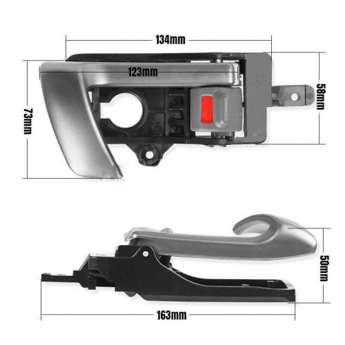 Interior inside door handle right side for 2007 2008 2009-2012 hyundai santa fe