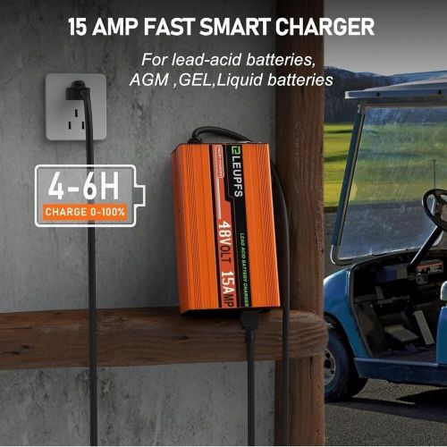 15 amp 48 volt golf cart battery charger for yamaha g29 &amp; drive 2 carts