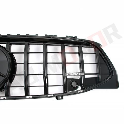 Glossy black for mercedes cla-class 2020-2024 w118 cla200 cla35 amg gtr grille