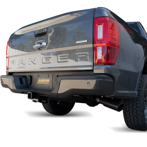 Gibson for 19-22 ford ranger lariat 2.3l 3in cat-back single exhaust - black