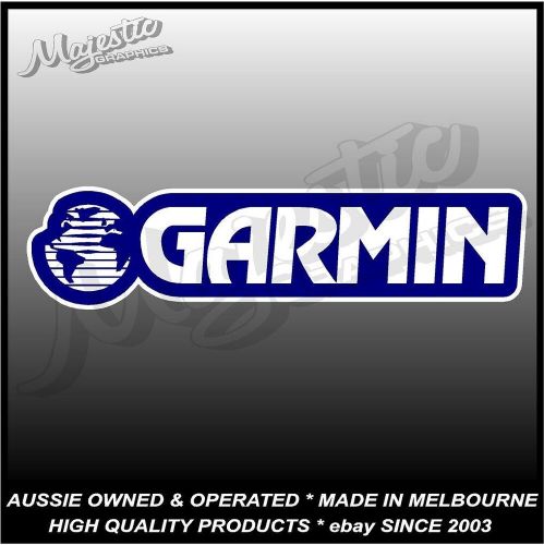 Garmin - 210mm x 50mm - sounder - boat - decal / sticker