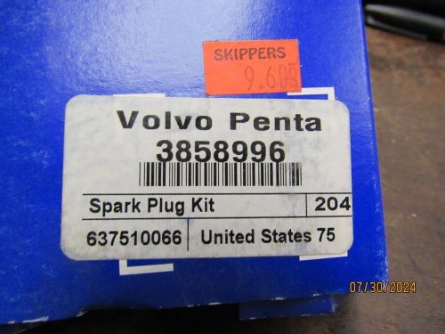 New volvo penta 4 spark plug set 3858996