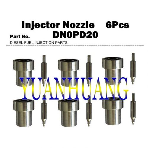 6pcs diesel fuel injector nozzle dn0pd20 093400-5200 for toyota 1c 2c 1hz-t 2dz