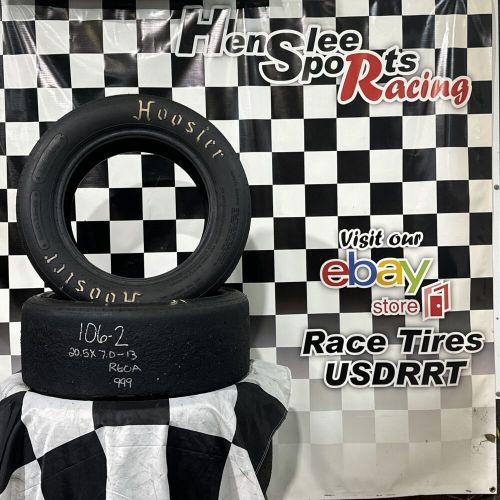 106-2 usdrrt hoosier racing slicks   20.5 x 7.0 -13  r60a