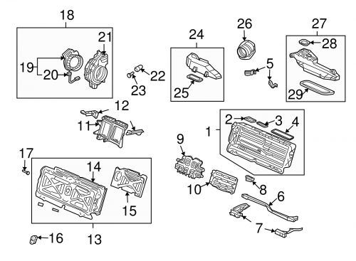 Genuine honda drive motor battery pack gasket 1b822-pza-300