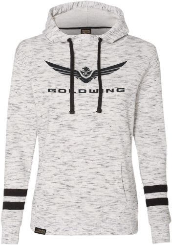 Factory effex 25-88822 women&#039;s goldwing bold pullover hoodie medium white/black