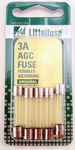 Littelfuse    agc3bp    agc gls fuse 5cds pk  3a