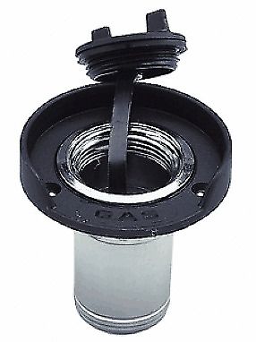 Perko boat gas filler cap &amp; flange marine fuel fill tube