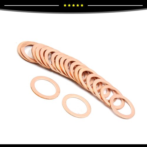 Universal piece of20 18mm inner dia copper crush washer flat sealing gasket ring