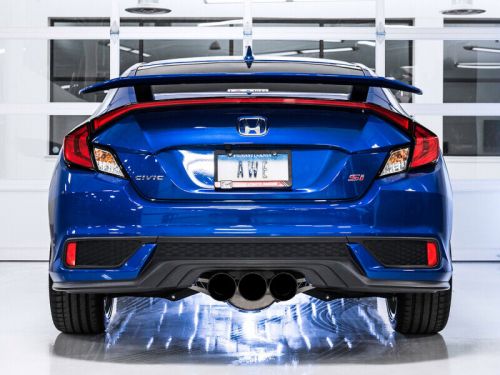 Awe tuning for honda civic si 10th gen 1.5l turbo dual-to-triple tip conversion