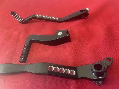 Yamaha banshee atv combo gear shifter brake pedal and kick starter plain black