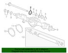 Genuine gm rear axle shaft gasket 20920620