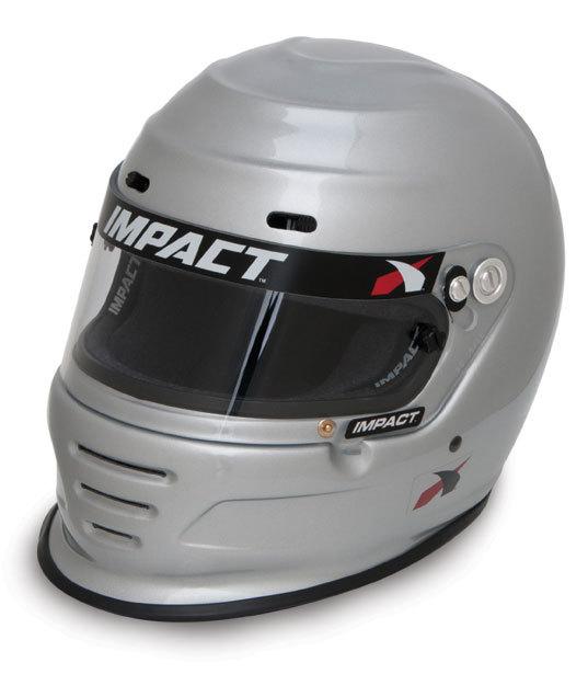 Impact racing 19299408 draft helmet medium silver