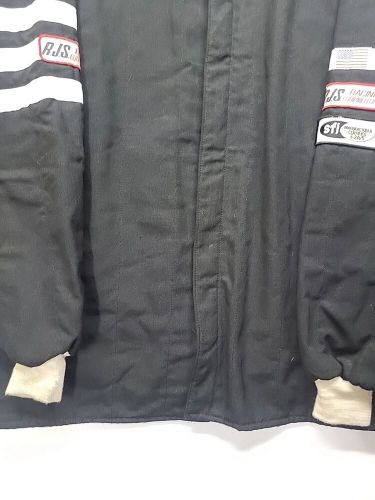 Rjs racing equipment jacket fire resistant nomex 3-1 black men’s size 2x vintage