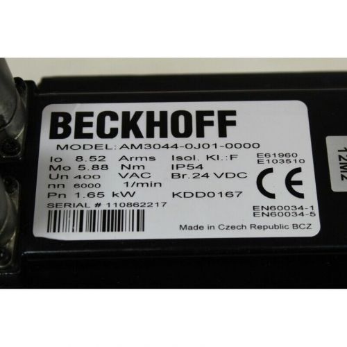 Beckhoff am3044-0j01-0000 (servo motor) - 6 month warranty