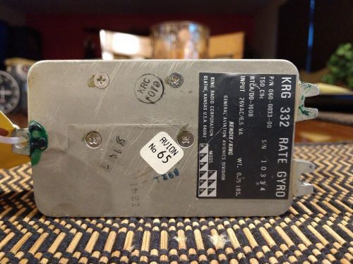 Bendix/king krg 332 rate gyro  yellow tagged , high serial #